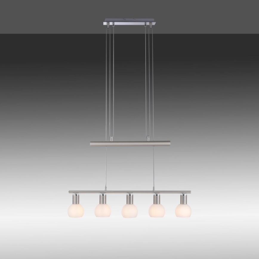 Leuchten Direkt 11939-55 - Pendel BENEDIKT 5xE14/40W/230V