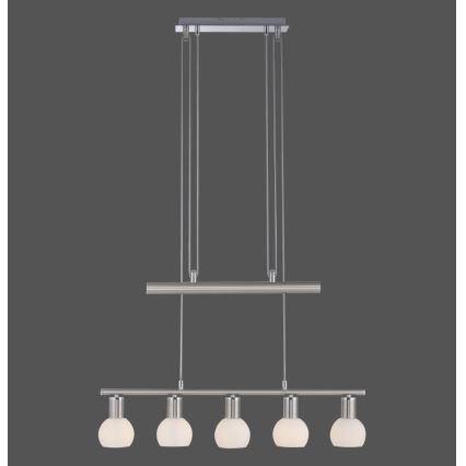 Leuchten Direkt 11939-55 - Pendel BENEDIKT 5xE14/40W/230V