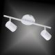 Leuchten Direkt 11942-16 - LED spotlampe TARIK 2xGU10/5W/230V hvid