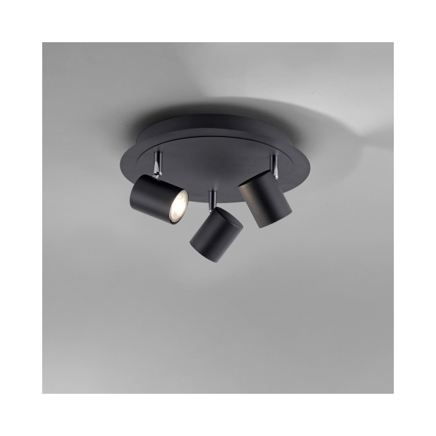 Leuchten Direkt 11943-13 - LED spotlampe TARIK 3xGU10/5W/230V antracitgrå