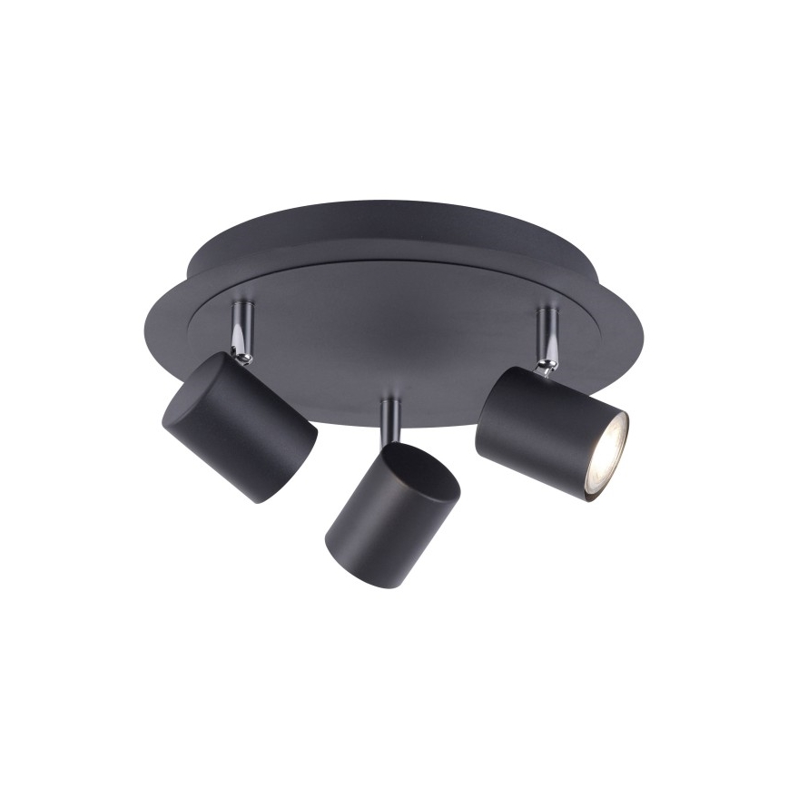 Leuchten Direkt 11943-13 - LED spotlampe TARIK 3xGU10/5W/230V antracitgrå