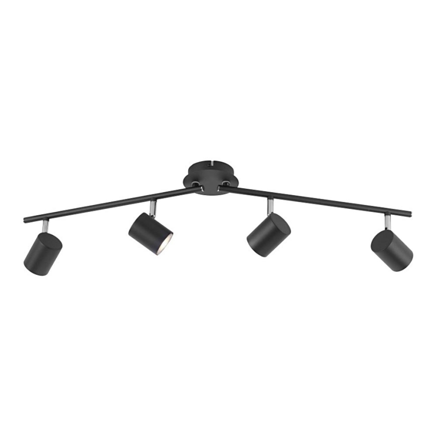 Leuchten Direkt 11944-13 - LED spotlampe TARIK 4xGU10/5W/230V antracitgrå