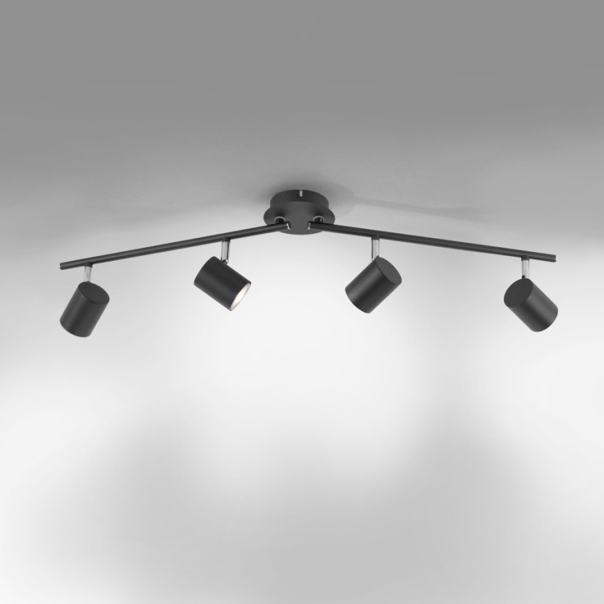 Leuchten Direkt 11944-13 - LED spotlampe TARIK 4xGU10/5W/230V antracitgrå