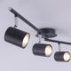 Leuchten Direkt 11944-13 - LED spotlampe TARIK 4xGU10/5W/230V antracitgrå