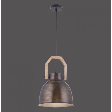 Leuchten Direkt 11986-18 - Pendel SAMIA 1xE27/40W/230V mangotræ