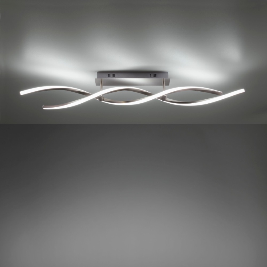 Leuchten Direkt 11993-55 - LED pendel dæmpbar RGB-farver SWING 2xLED/8,5W/230V 2700-5000K + fjernbetjening