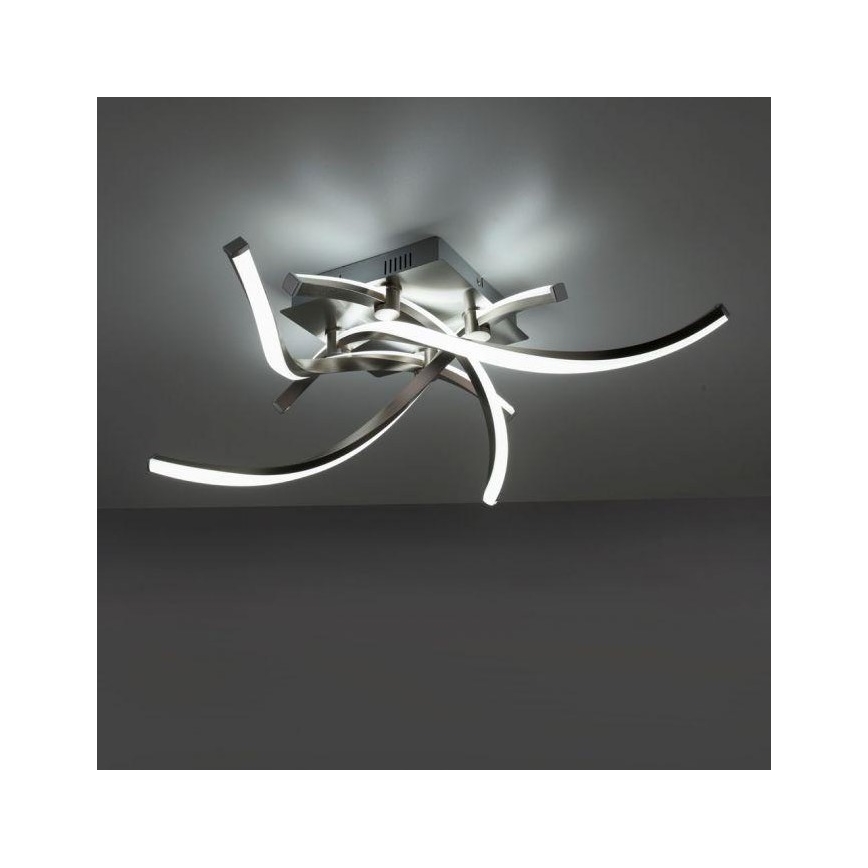 Leuchten Direkt 11995-55 - LED loftlampe dæmpbar RGB-farver SWING LED/24,4W/230V 2700-5000K + fjernbetjening