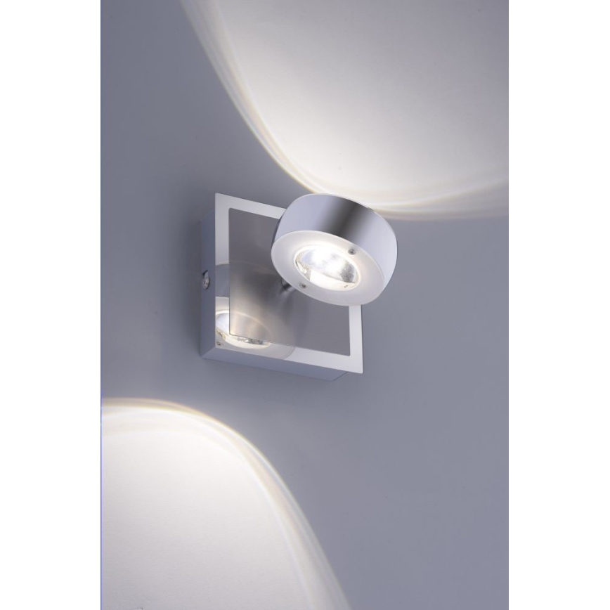 Leuchten Direkt 12471-55 - LED vægspot dæmpbar RGBW-farver OPTI LED/6W/230V 2700-5000K + fjernbetjening