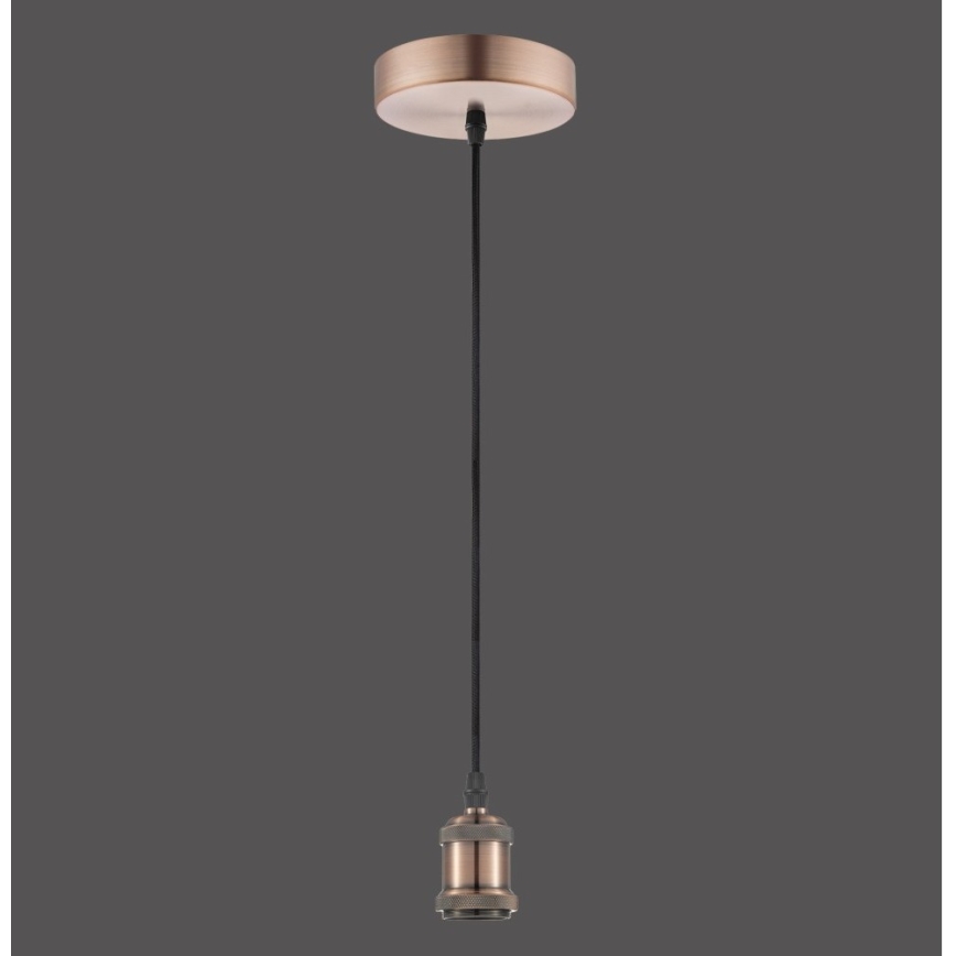 Leuchten Direkt 13570-20 - Pendel DIY 1xE27/60W/230V kobberfarvet