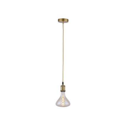 Leuchten Direkt 13570-60 - Pendel DIY 1xE27/60W/230V messingfarvet