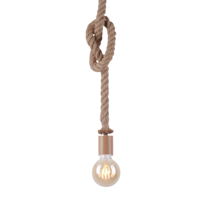 Leuchten Direkt 13572-79 - Pendel DIY 1xE27/10W/230V brun