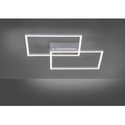 Leuchten Direkt 14017-55 - LED loftlampe dæmpbar IVEN 2xLED/20W/230V + fjernbetjening