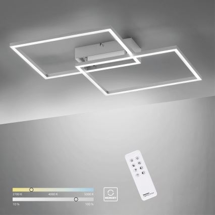 Leuchten Direkt 14018-55 - LED loftlampe dæmpbar IVEN 2xLED/15W/230V + fjernbetjening