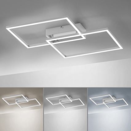 Leuchten Direkt 14018-55 - LED loftlampe dæmpbar IVEN 2xLED/15W/230V + fjernbetjening