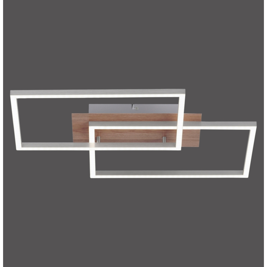 Leuchten Direkt 14018-78 - LED loftlampe dæmpbar IVEN 2xLED/15W/230V eg + fjernbetjening
