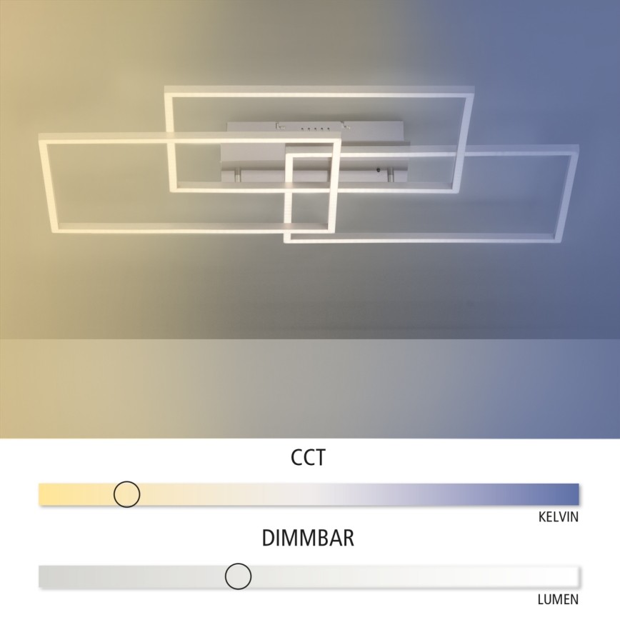 Leuchten Direkt 14150-55 - LED loftlampe dæmpbar IVEN 3xLED/13W/230V + fjernbetjening