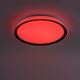 Leuchten Direkt 14339-21 - LED loftlampe dæmpbar RGB-farver KARI LED/37W/230V Tuya 2700-5000K + fjernbetjening