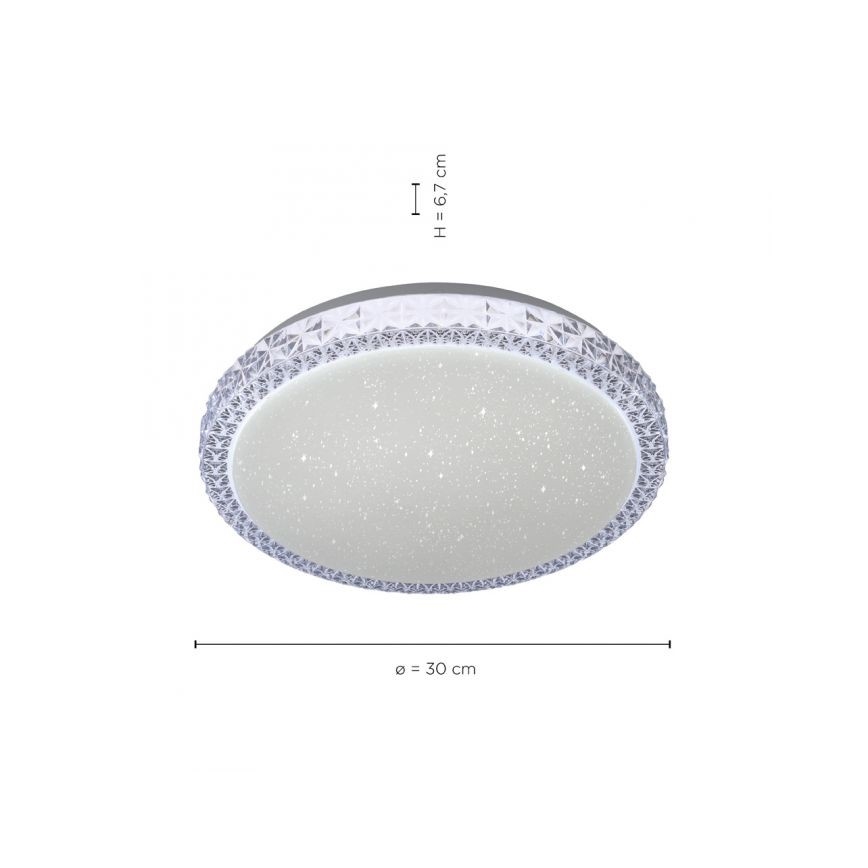 Leuchten Direkt 14370-00 - LED loftlampe dæmpbar FRIDA LED/12W/230V