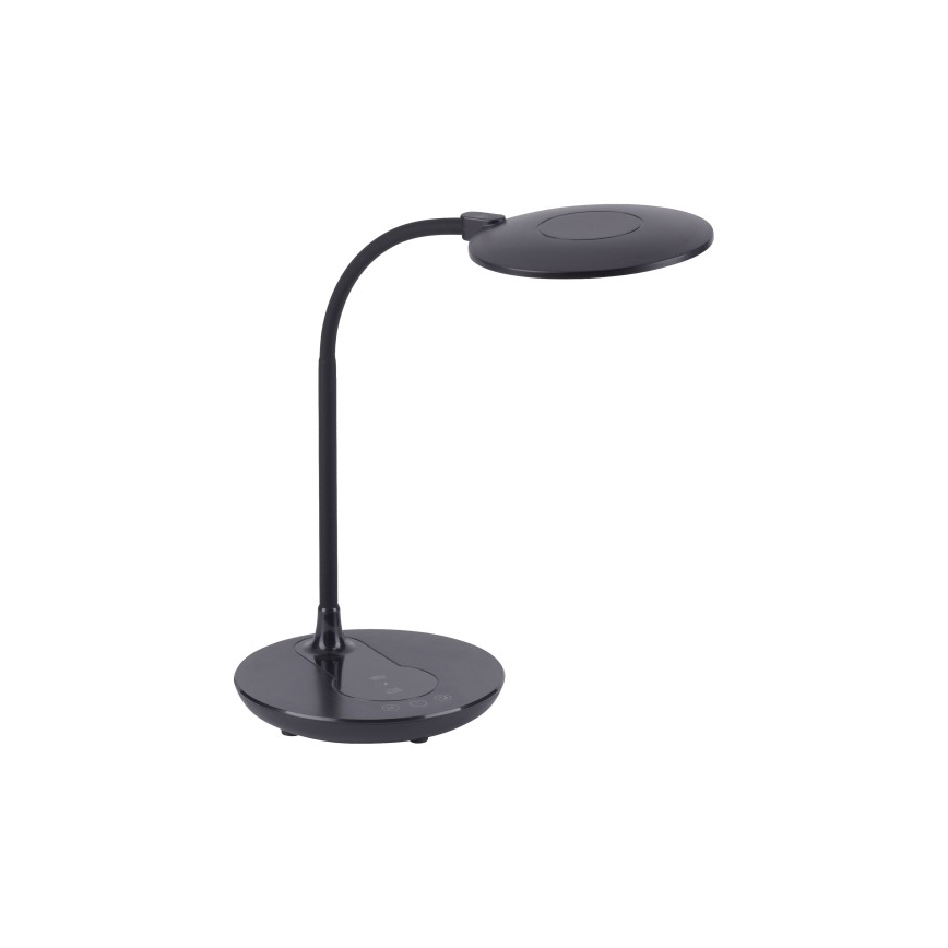 Leuchten Direkt 14416-18 - LED bordlampe med trådløs opladning og touch-funktion dæmpbar ASTRID LED/5W/230V 3000/4000/5500K + USB