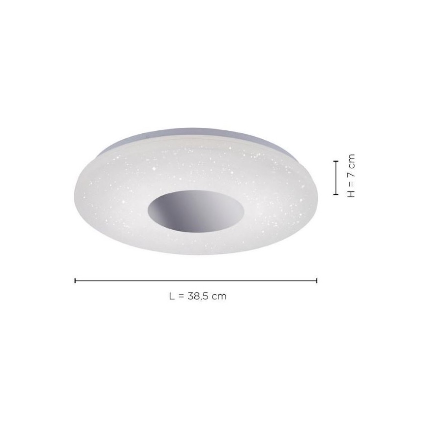 Leuchten Direkt 14422-17 - LED loftlampe med sensor til badeværelse LAVINIA LED/18W/230V IP44
