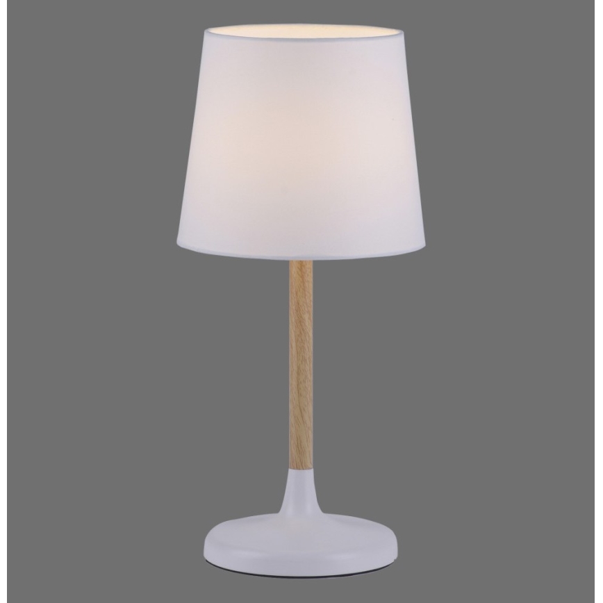 Leuchten Direkt 14423-16 - Bordlampe NIMA 1xE14/40W/230V hvid