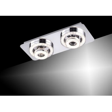 Leuchten Direkt 14521-17 - LED loftlampe TIM 2xLED/2,8W/230V + 2xLED/3,1W