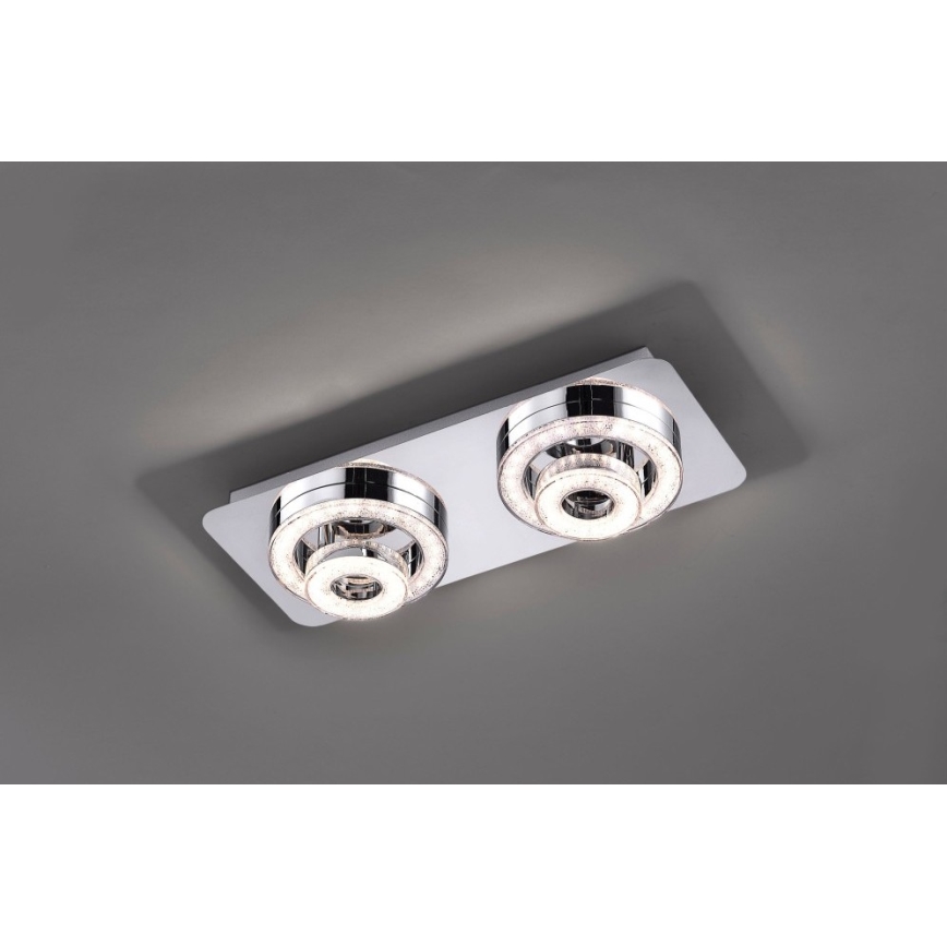 Leuchten Direkt 14521-17 - LED loftlampe TIM 2xLED/2,8W/230V + 2xLED/3,1W