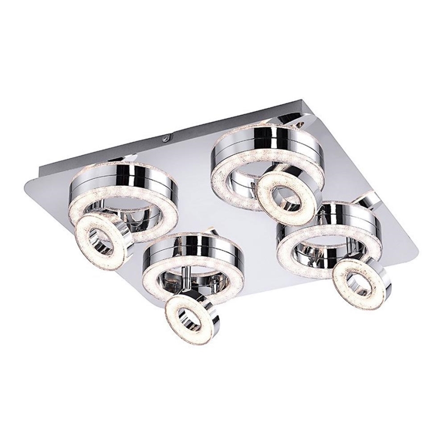 Leuchten Direkt 14522-17 - LED spotlampe TIM 4xLED/2,8W/230V + 4xLED/3,1W