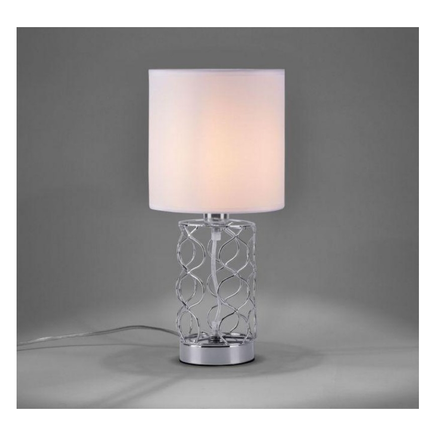 Leuchten Direkt 14615-55 - Bordlampe DEVA 1xE14/40W/230V mat krom