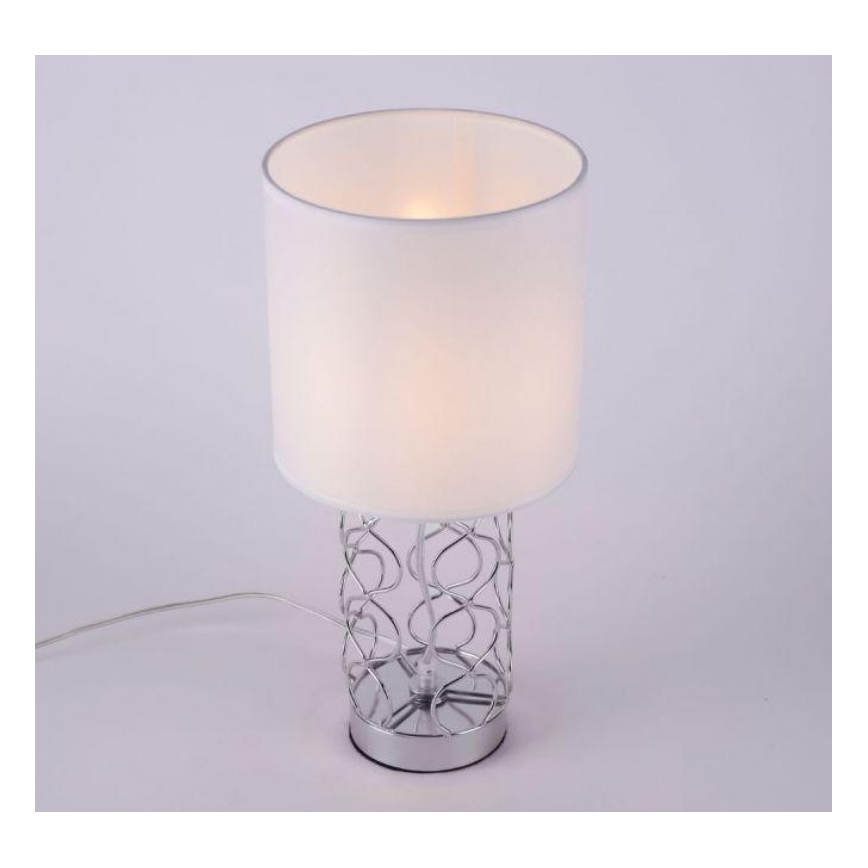 Leuchten Direkt 14615-55 - Bordlampe DEVA 1xE14/40W/230V mat krom