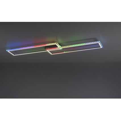 Leuchten Direkt 14635-55 - LED loftlampe dæmpbar RGB-farver FELIX 34,5W/230V