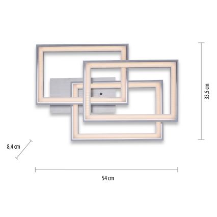 Leuchten Direkt 14636-55 - LED loftlampe dæmpbar RGB-farver FELIX LED/35W/230V + fjernbetjening