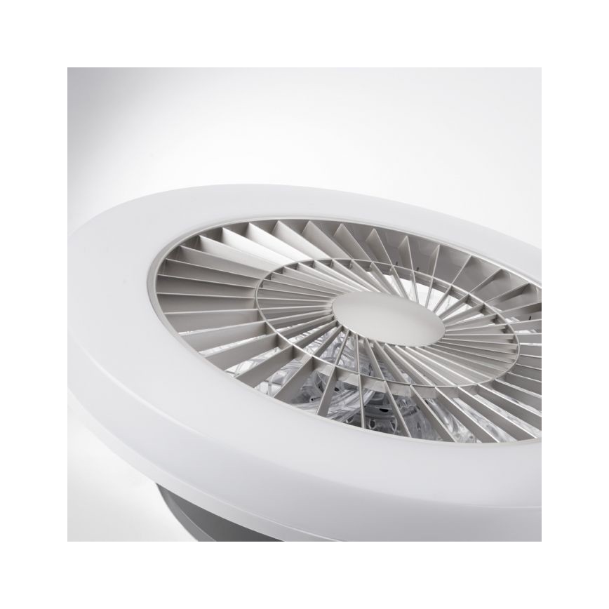 Leuchten Direkt 14645-55 - LED lampe med ventilator LEONARD LED/27W/230V