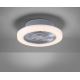 Leuchten Direkt 14645-55 - LED lampe med ventilator LEONARD LED/27W/230V