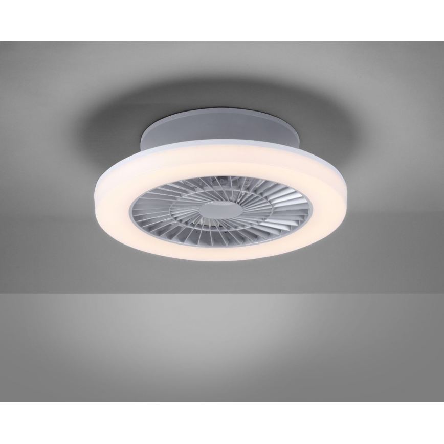 Leuchten Direkt 14645-55 - LED lampe med ventilator LEONARD LED/27W/230V