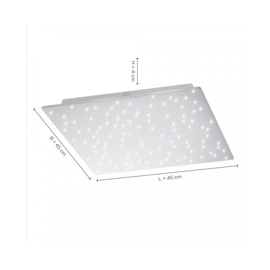 Leuchten Direkt 14671-55 - LED loftlampe dæmpbar SPARKLE LED/18W/230V 2700-5000K + fjernbetjening