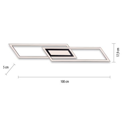 Leuchten Direkt 14694-18 - LED loftlampe ASMIN LED/48W/230V