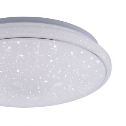 Leuchten Direkt 14743-16 - LED loftlampe dæmpbar RGB-farver JUPI LED/28W/230V Tuya 2700-5000K + fjernbetjening