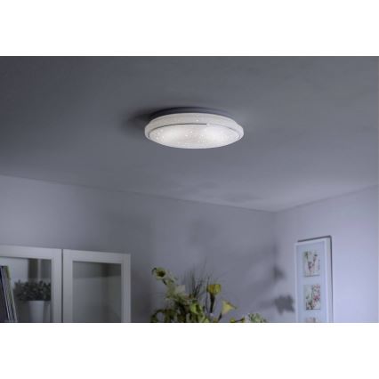 Leuchten Direkt 14744-16 - LED loftlampe dæmpbar RGB-farver JUPI LOLASMART LED/32W/230V + fjernbetjening