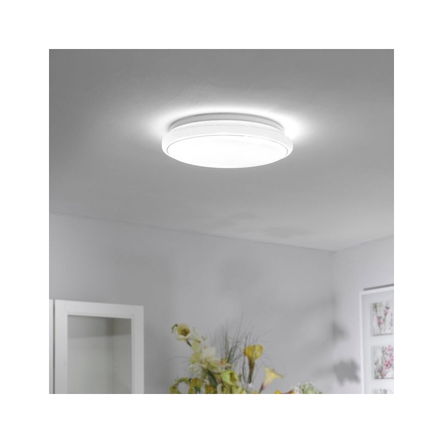 Leuchten Direkt 14744-16 - LED loftlampe dæmpbar RGB-farver JUPI LOLASMART LED/32W/230V + fjernbetjening