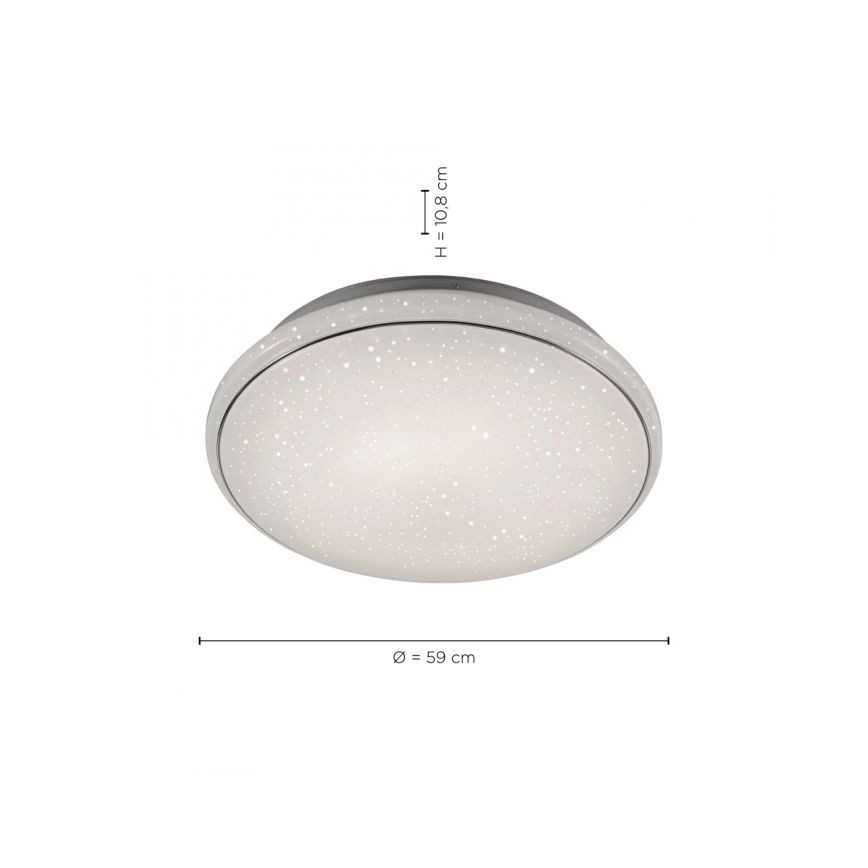 Leuchten Direkt 14744-16 - LED loftlampe dæmpbar RGB-farver JUPI LOLASMART LED/32W/230V + fjernbetjening