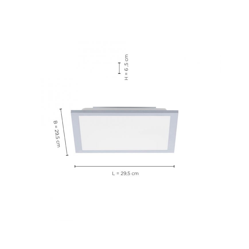 Leuchten Direkt 14750-21 - LED loftlampe FLAT LED/12W/230V
