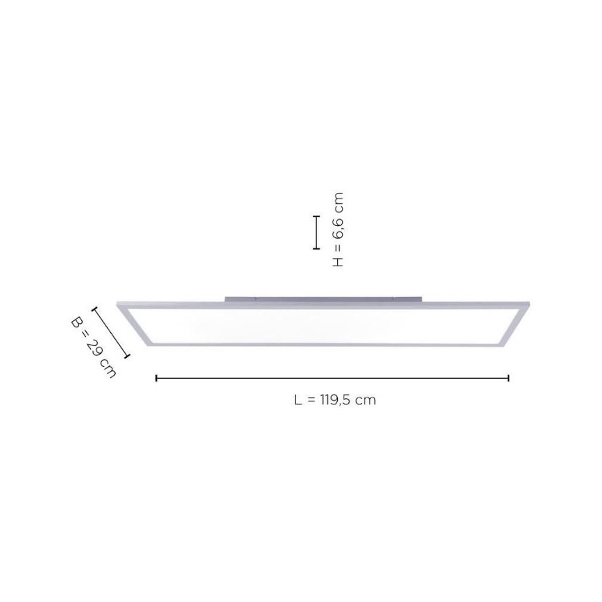 Leuchten Direkt 14753-21 - LED-panel FLAT LED/22W/230V overflademonteret