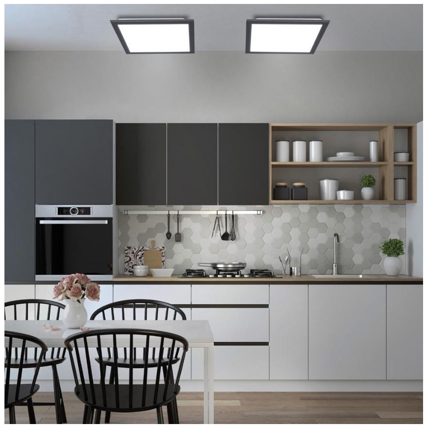 Leuchten Direkt 14755-18 - LED dæmpbar loftlampe FLAT LED/28W/230V 2700-5000 + fjernbetjening