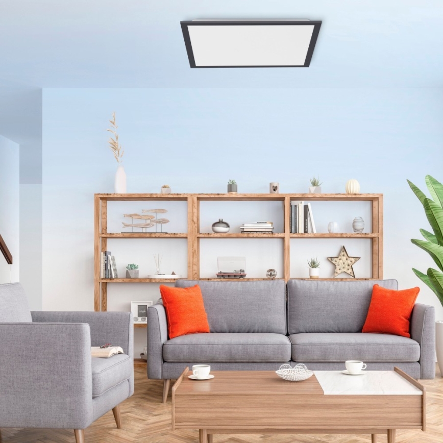 Leuchten Direkt 14755-18 - LED dæmpbar loftlampe FLAT LED/28W/230V 2700-5000 + fjernbetjening