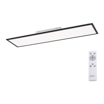 Leuchten Direkt 14757-18 - LED panel overflademonteret dæmpbart FLAT LED/36W/230V 2700-5000K sort + fjernbetjening