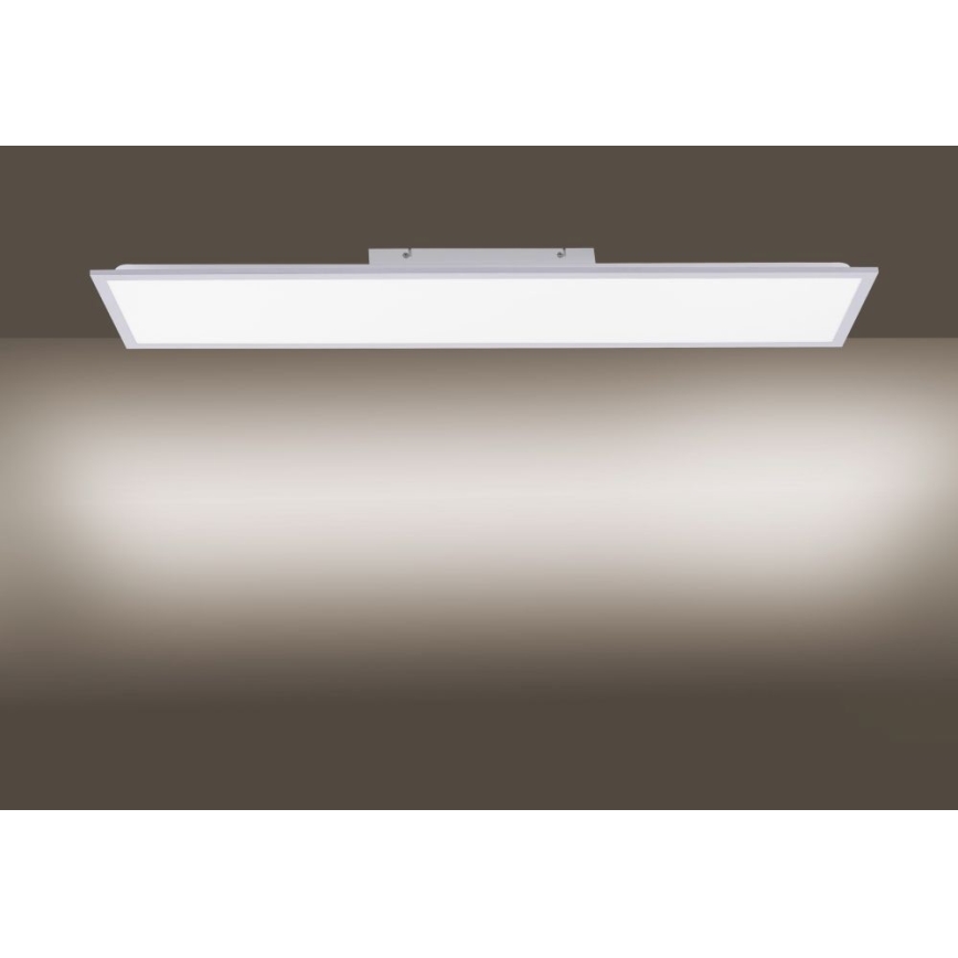 Leuchten Direkt 14757-21- LED panel overflademonteret dæmpbart FLAT LED/36W/230V 2700-5000K sølvfarvet + fjernbetjening