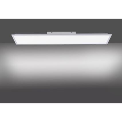 Leuchten Direkt 14757-21- LED panel overflademonteret dæmpbart FLAT LED/36W/230V 2700-5000K sølvfarvet + fjernbetjening