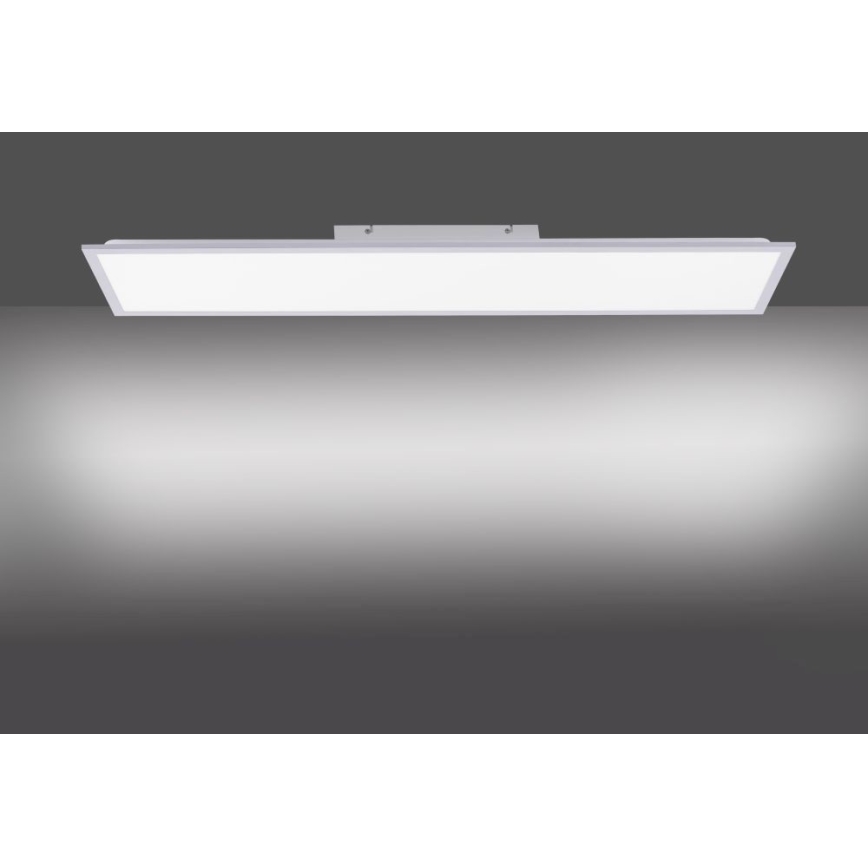 Leuchten Direkt 14757-21- LED panel overflademonteret dæmpbart FLAT LED/36W/230V 2700-5000K sølvfarvet + fjernbetjening