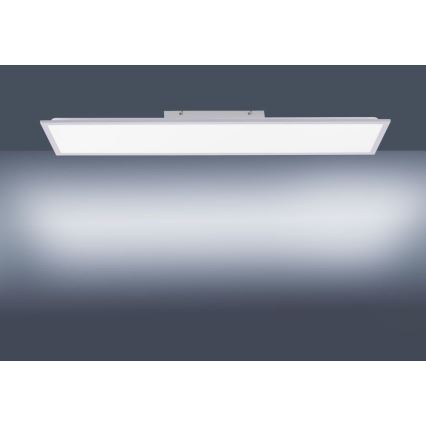 Leuchten Direkt 14757-21- LED panel overflademonteret dæmpbart FLAT LED/36W/230V 2700-5000K sølvfarvet + fjernbetjening